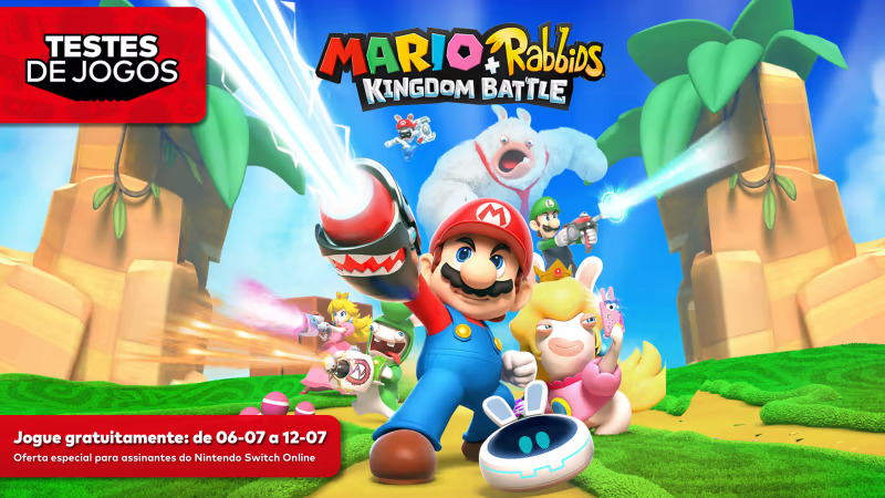 Mario + Rabbids Kingdom Battle será o próximo título nos Testes de Jogos do  Switch Online - Nintendo Blast